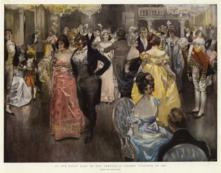 In the early days of our Century, a Society Function in 1800